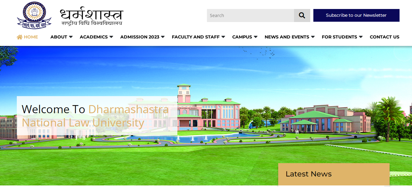 Dharmashastra National Law University Admission, Courses, Fees, Ranking and Contact Details.