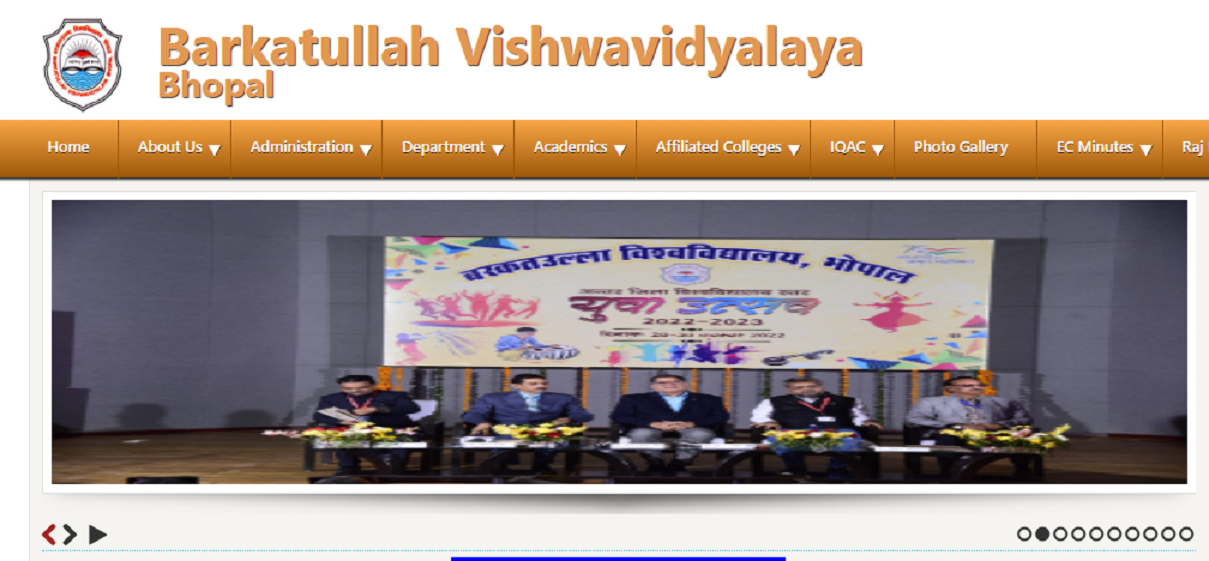 Barkatullaah University Admission, Courses, Fees, Ranking and Contact Details.