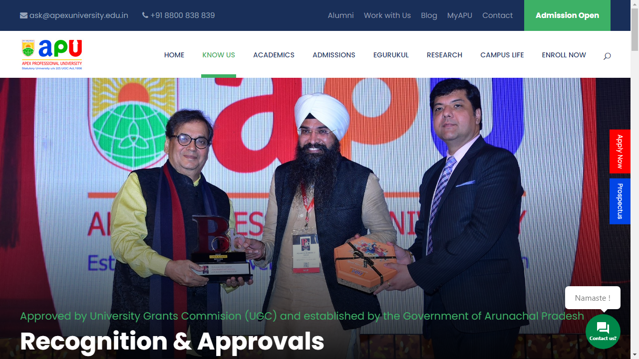 Apex Professional University Admission, Courses, Fees, Ranking and Contact Details.