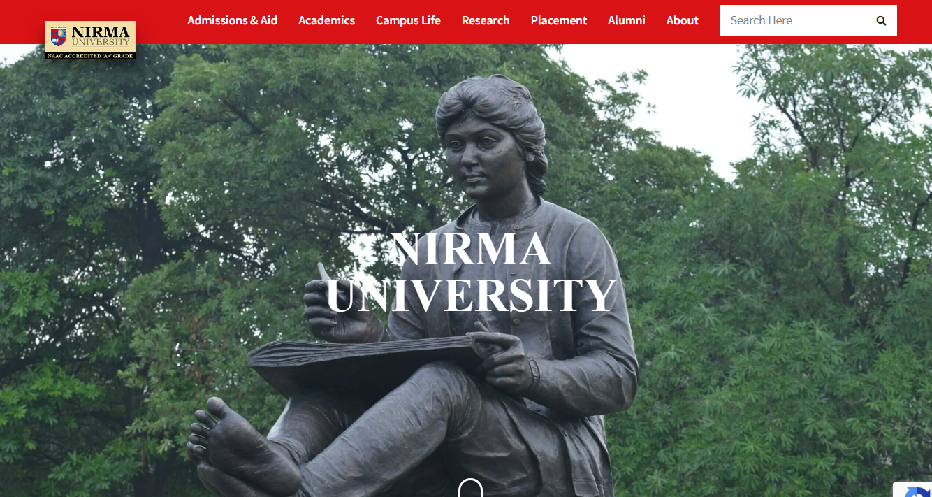 Nirma University Admission, Courses, Fees, Ranking and Contact Details.