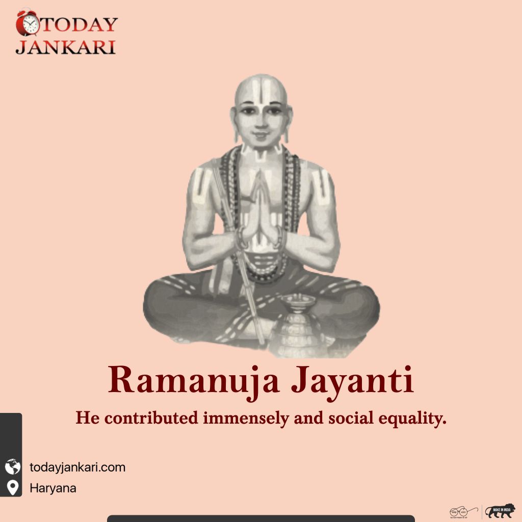 Sri Ramanujacharya Jayanti 2022 Know Life, History and Significance